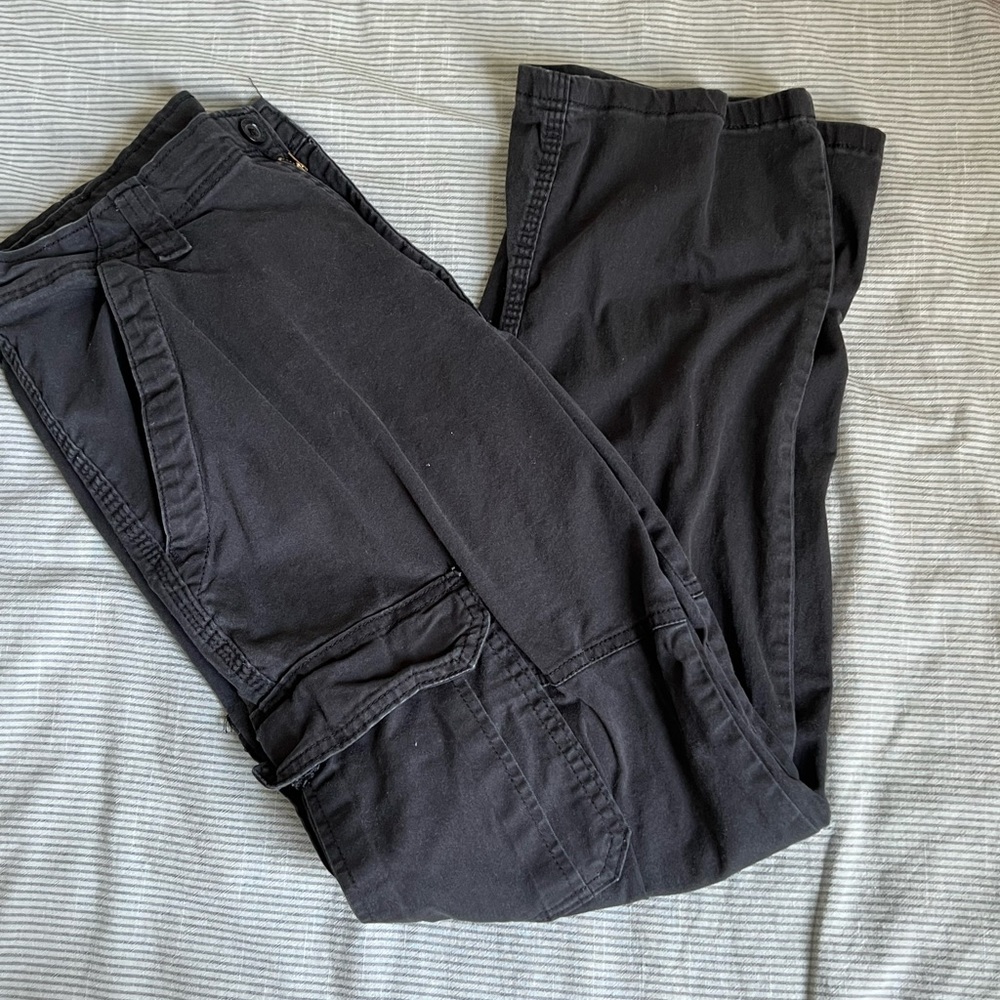 black cargo pants